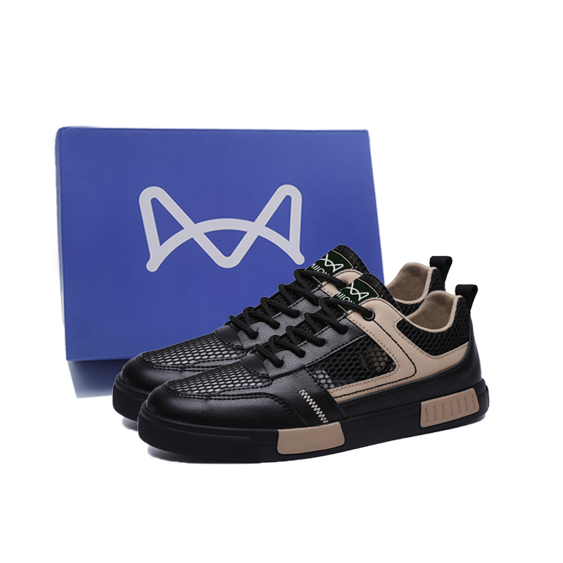 

MIIOW Дышащие низкие скейтерские кроссовки мужские Black Box, цвет Black Box