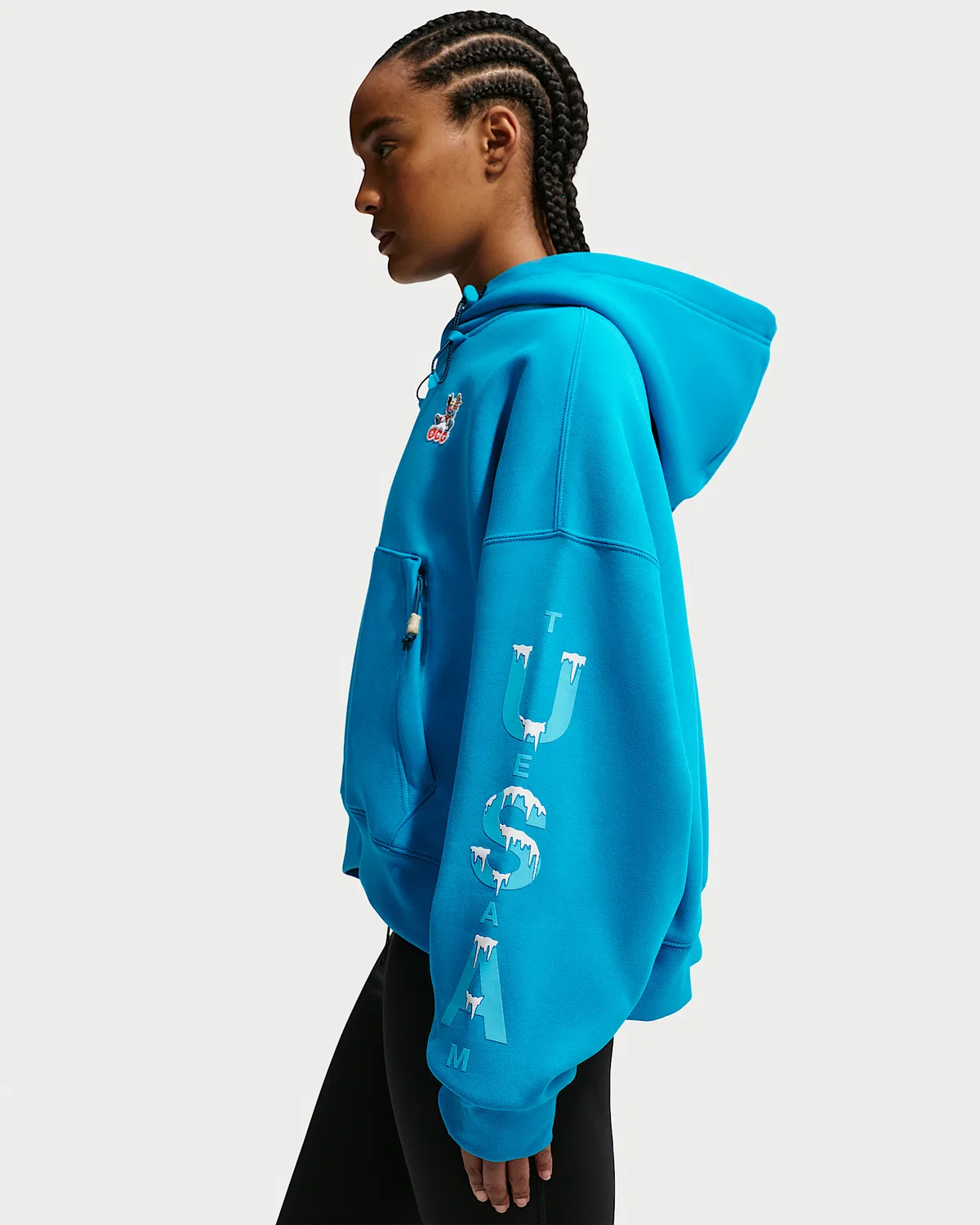 Женская худи Nike ACG USA, Blue Lagoon/Summit White — фото 3