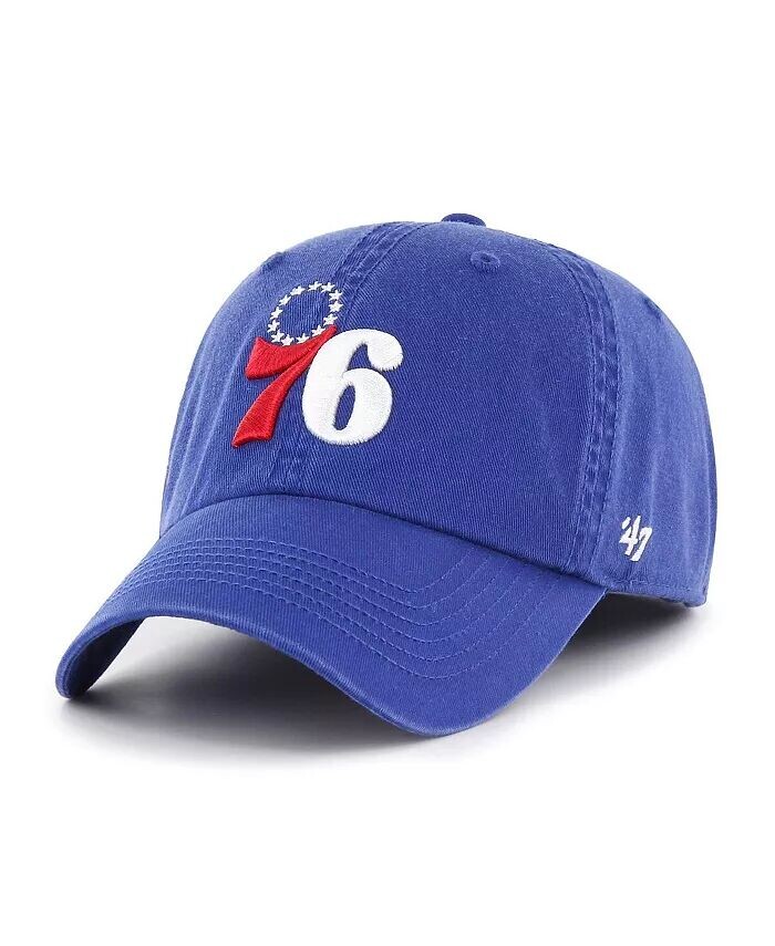 

Мужская классическая приталенная шляпа Royal Philadelphia 76ers Franchise '47 Brand, синий