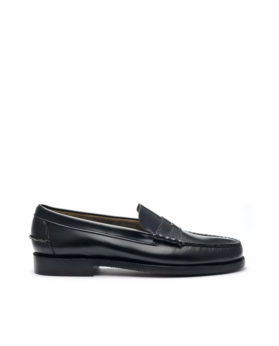 

Мужские черные кожаные лоферы Sebago