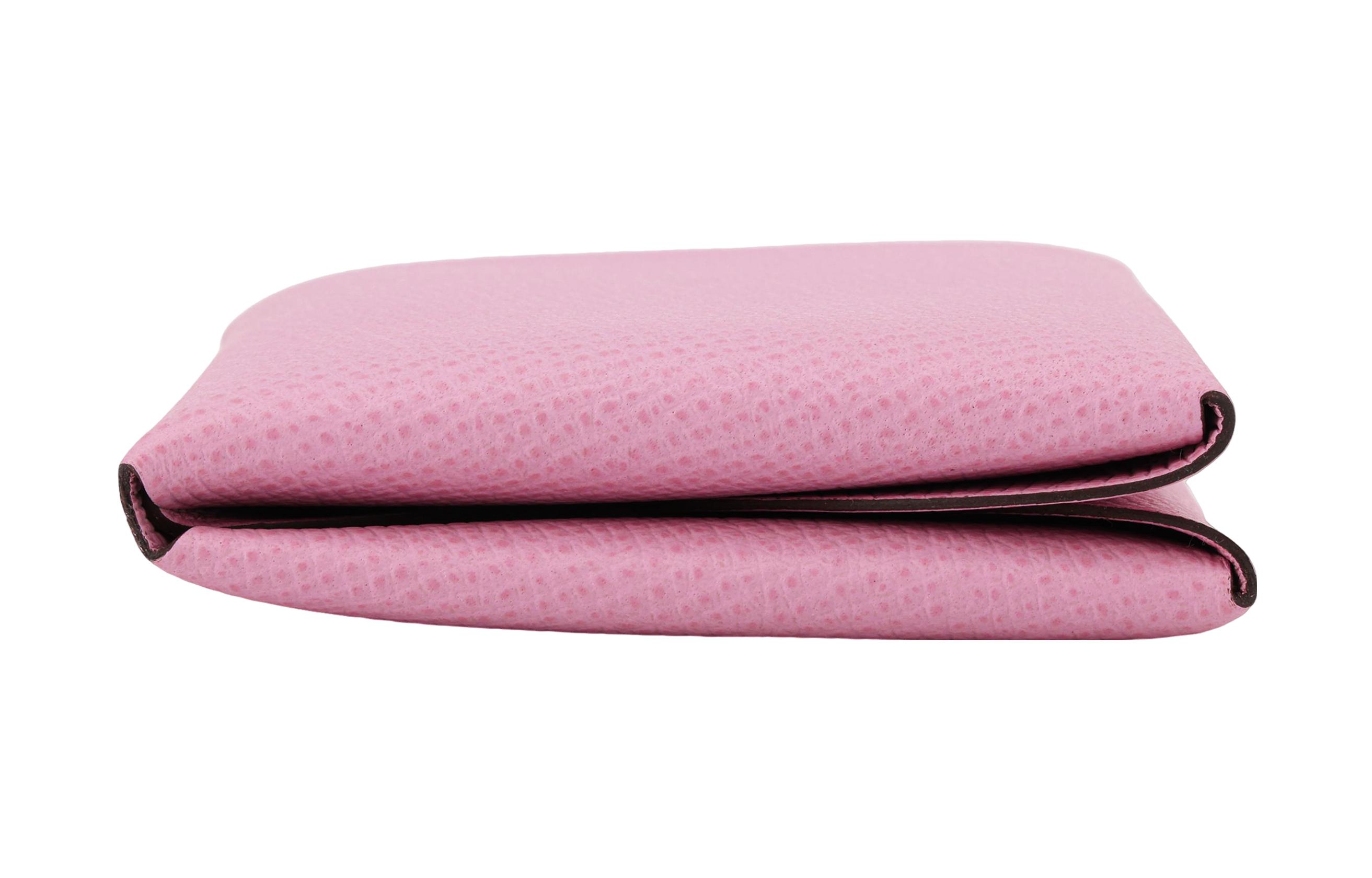 Кошелек для монет и карт Calvi Epsom Calfskin, женский, Regular, X9, Mauve Sylvestre, Mallow Purple HERMES, Box Included — фото 3