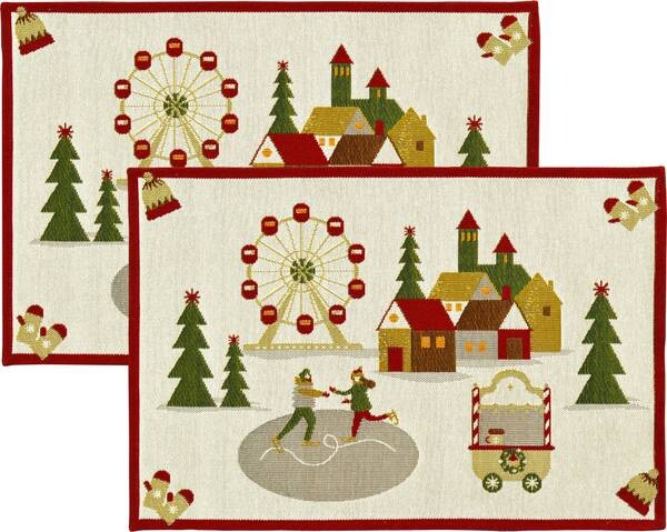 

Подставка для столовых приборов Sander 2er-Pack 208847, 32x1x48 см цвет rot-bunt