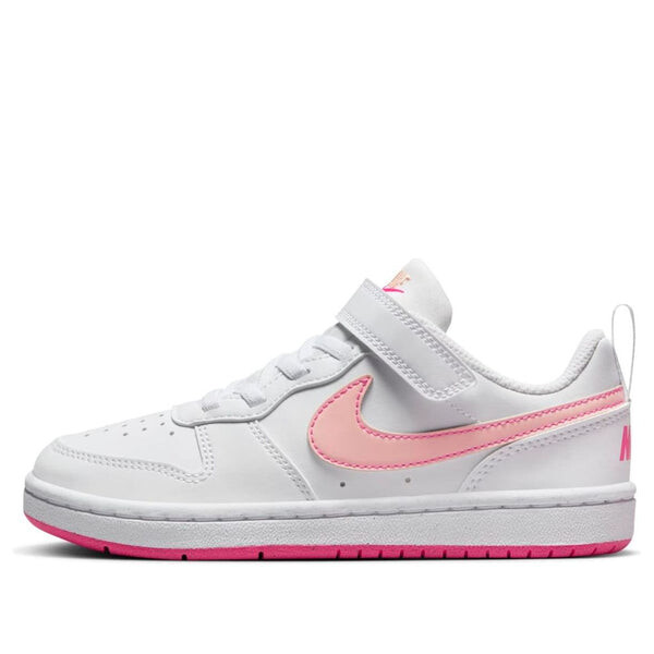 

Кроссовки court borough low recraft 'white pinksicle' Nike, белый
