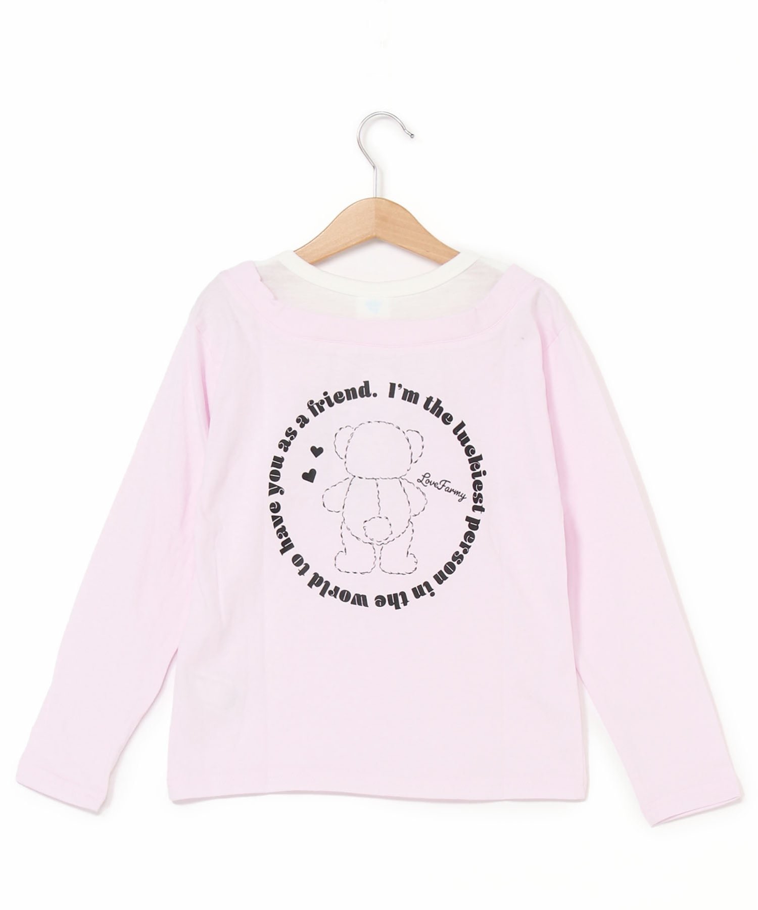 Футболка Back Kumaron T Love Farmy, pink — фото 2