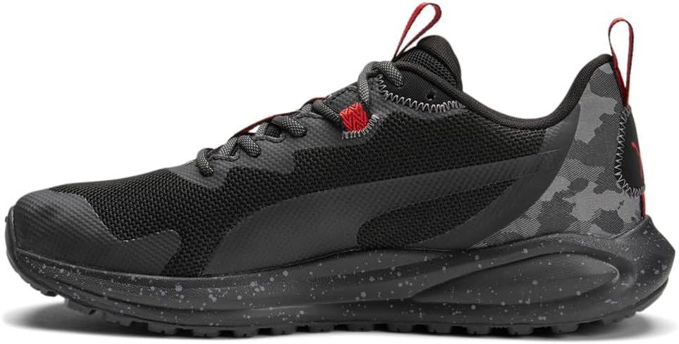 Мужские кроссовки PUMA Twitch Runner Trail Camo для бега - черные — фото 3