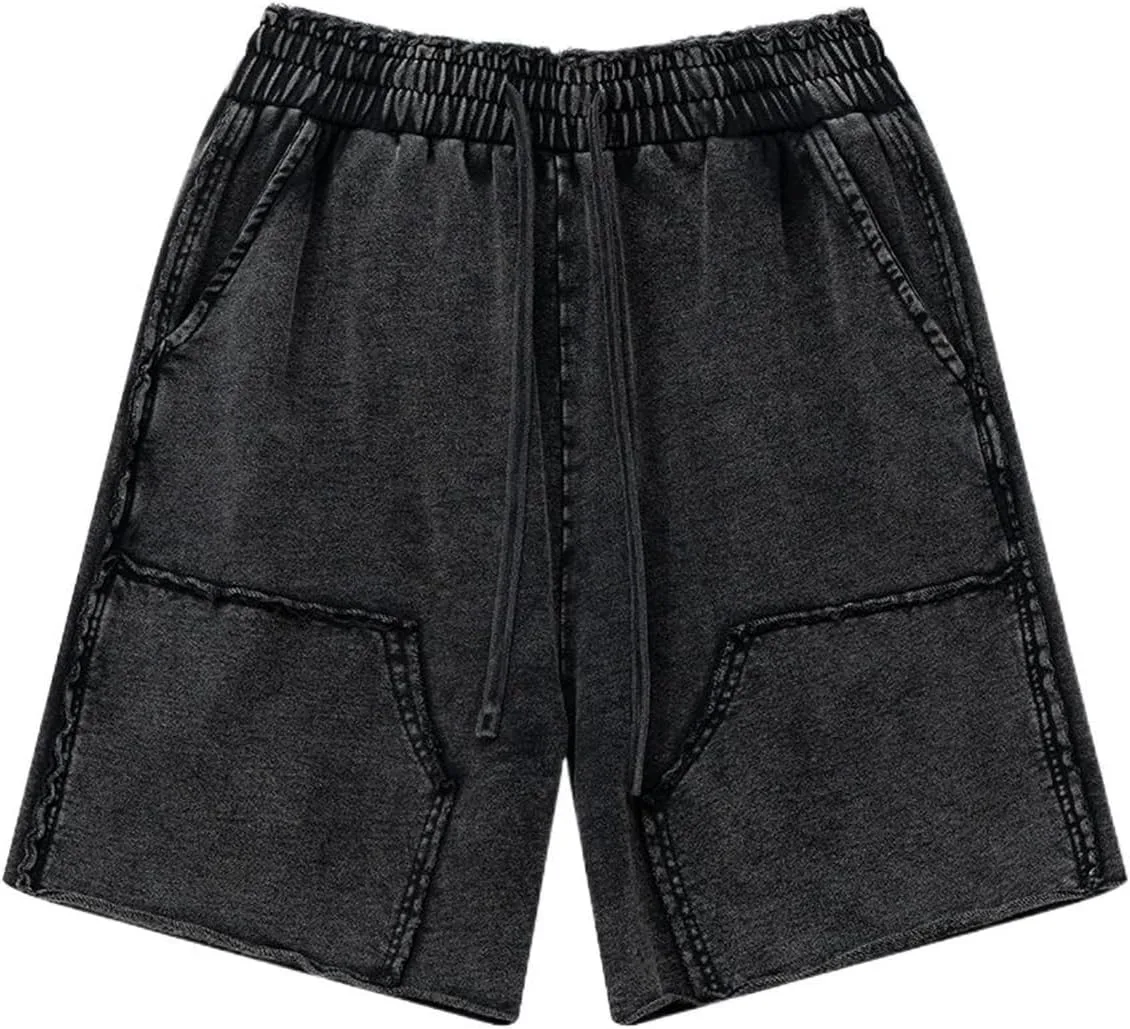 

Мужские шорты Retro Spliced с завязками на талии CXLCZNKG