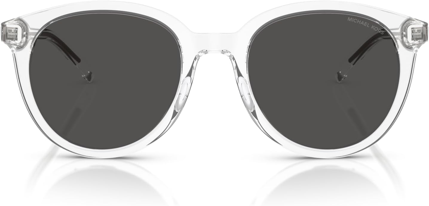 

Michael Kors мужские солнцезащитные очки Mk2227 Big Bend Round, Clear/Dark Grey Solid