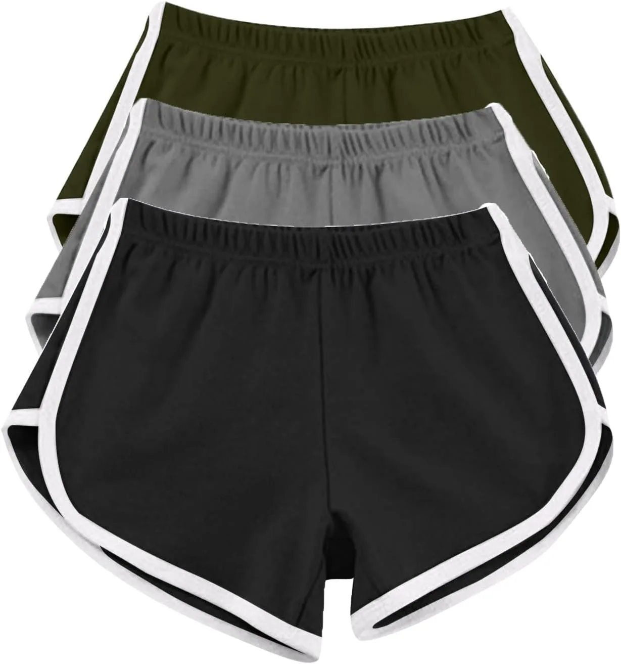 

Летние шорты для женщин 2PC с эластичной талией