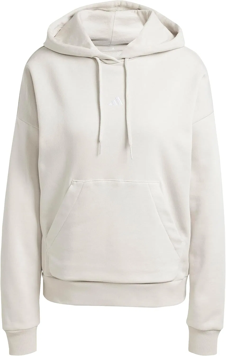 Худи женское с капюшоном adidas, цвет Wonder Alumina/White