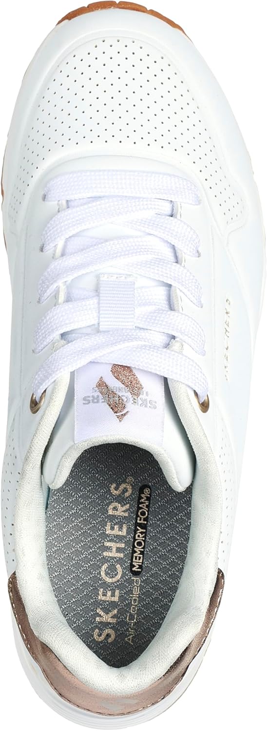 Детские кроссовки Skechers Kids' Uno Gen1 Shimmer Away, белый — фото 2
