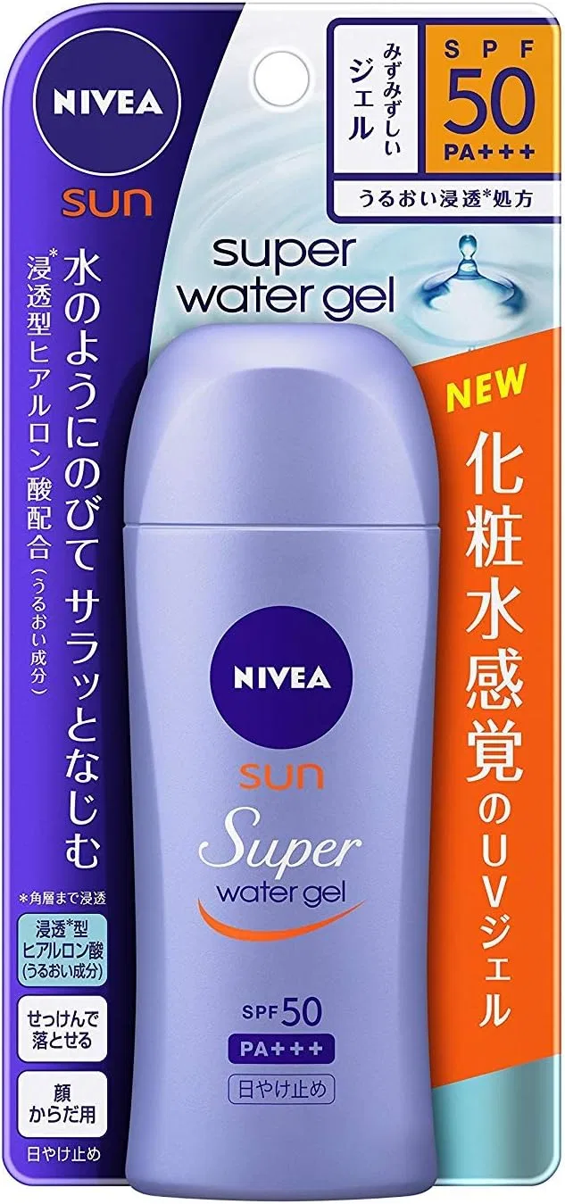 Солнцезащитный гель Nivea Sun Water Gel SPF 50, 5 шт по 80 г