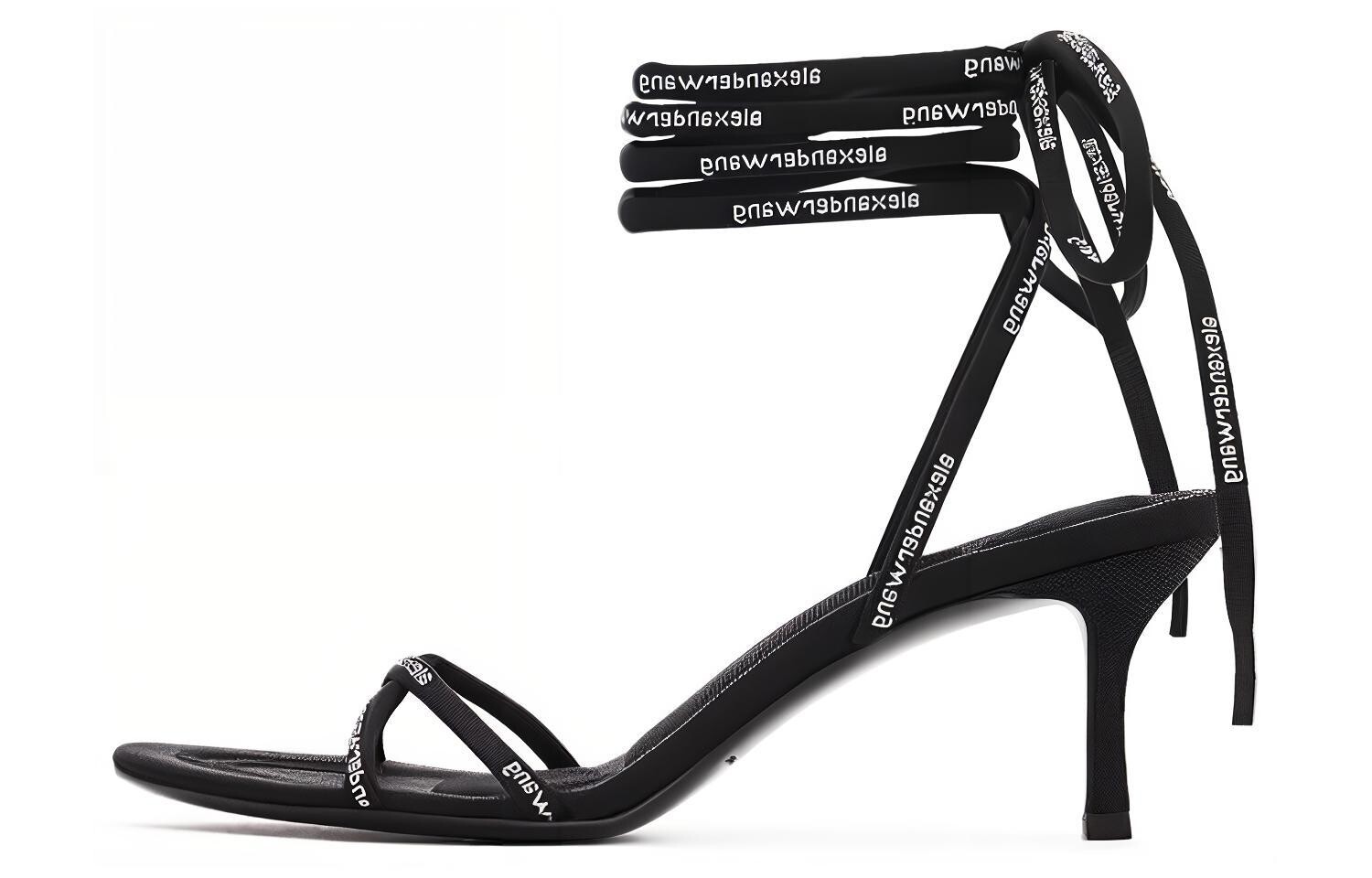 

Сандалии женские Alexander Wang, черный / белый