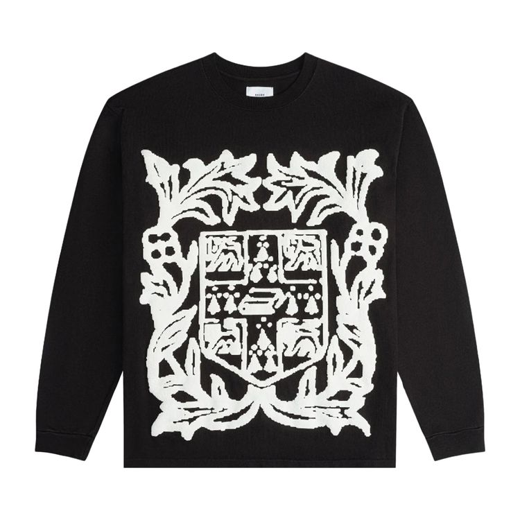 

Футболка Rhude Veritas Crest Long-Sleeve T-Shirt 'White/Black', белый