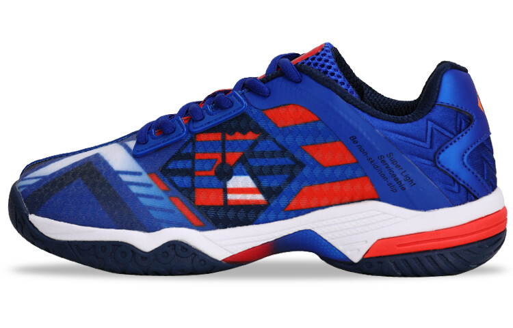 

Кроссовки KUMPOO Badminton Shoes Unisex Low-top Blue/Red, синий