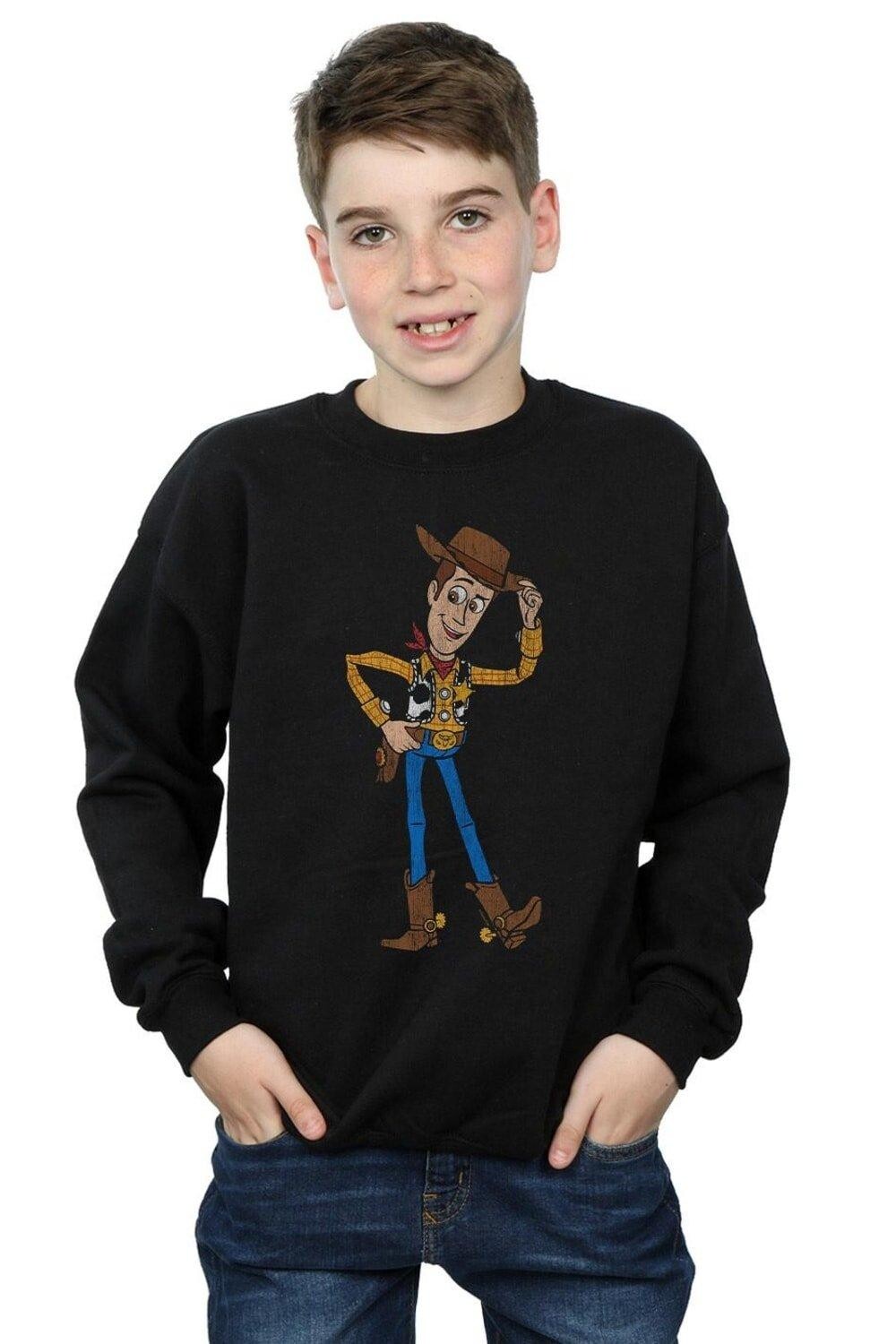 

Толстовка «История игрушек 4» в позе шерифа Вуди Disney, черный