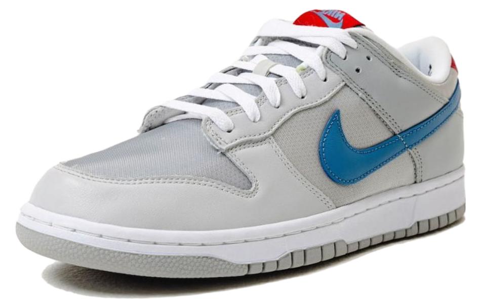 Nike Данк Лоу "Сильвер Сёрфер" — Серебристо-голубые, цвет Silver Blue — фото 3