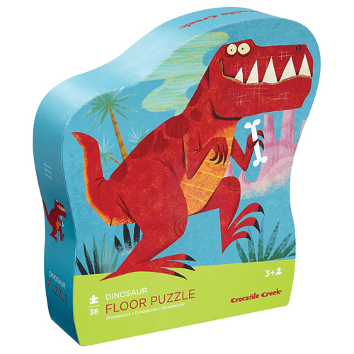 

Пазлы Crocodile Creek 36-Piece Shaped Puzzle: Dinosaur