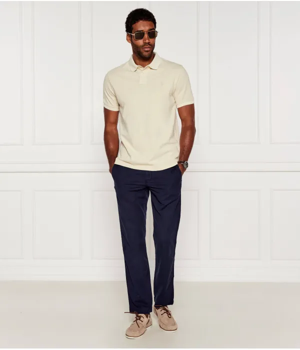 Льняные брюки Straight fit Polo Ralph Lauren, синий — фото 2