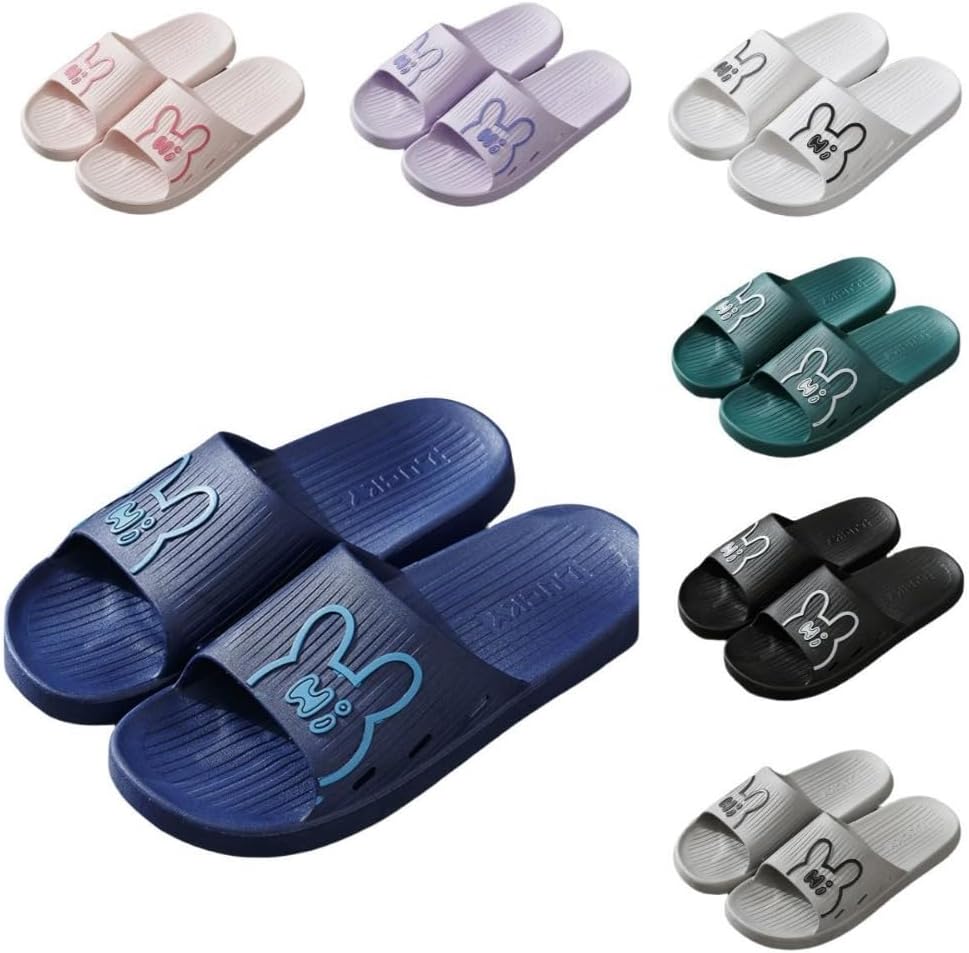 

Милые шлепанцы-зайчики Albiva, синий