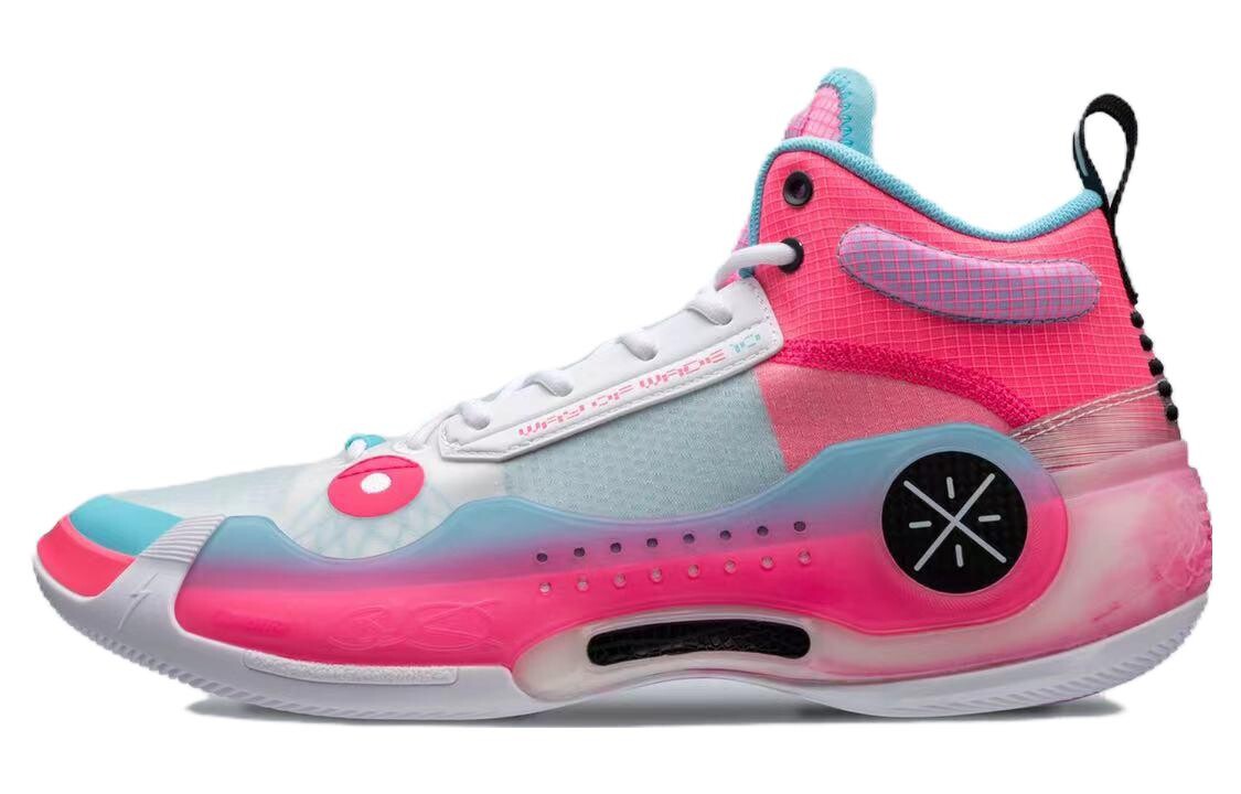 

Кроссовки Li Ning Wow 10 Basketball, светло-серый/розовый