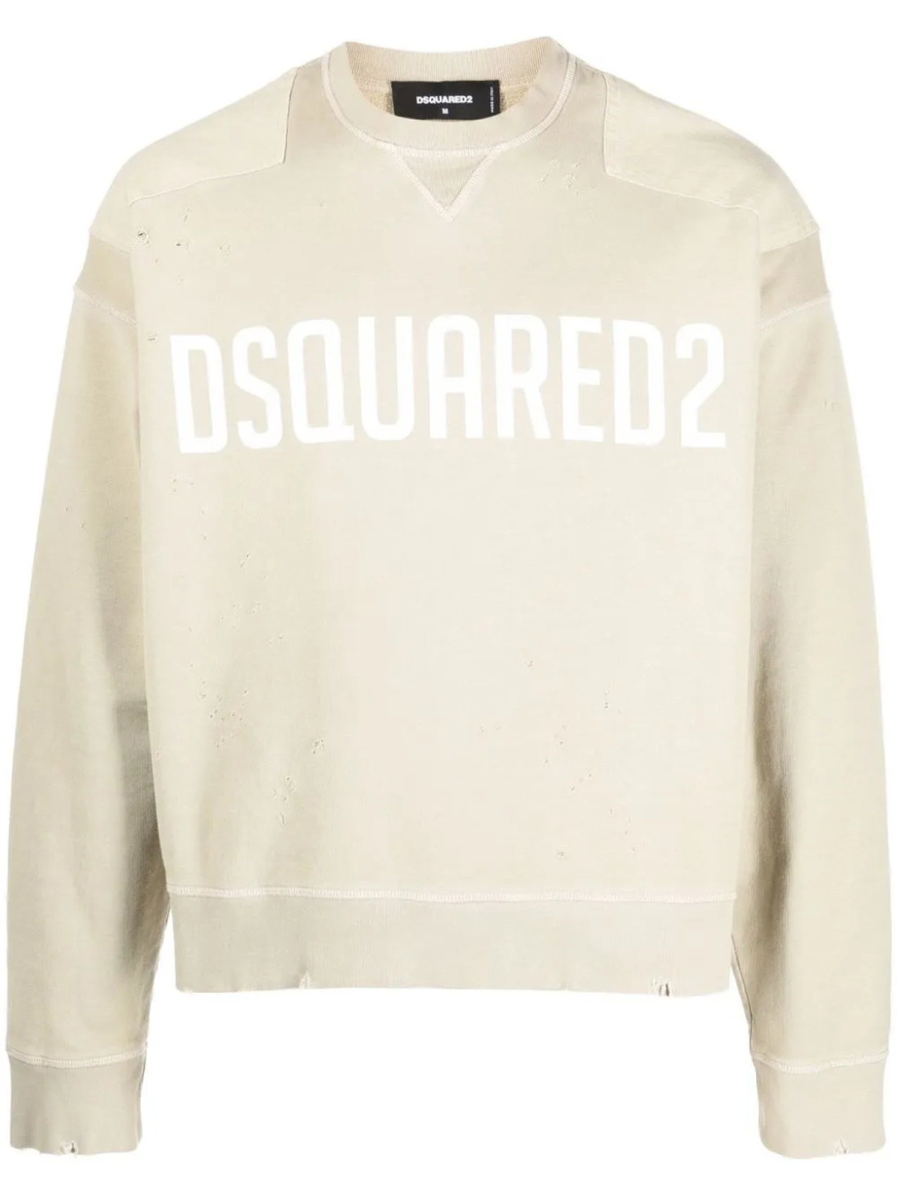 

Толстовка с круглым вырезом и принтом логотипа DSQUARED2, нейтральный