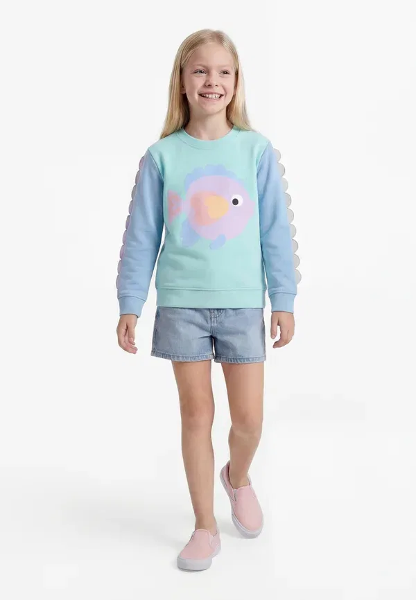 Толстовка Stella Mccartney Kids, светло-голубой