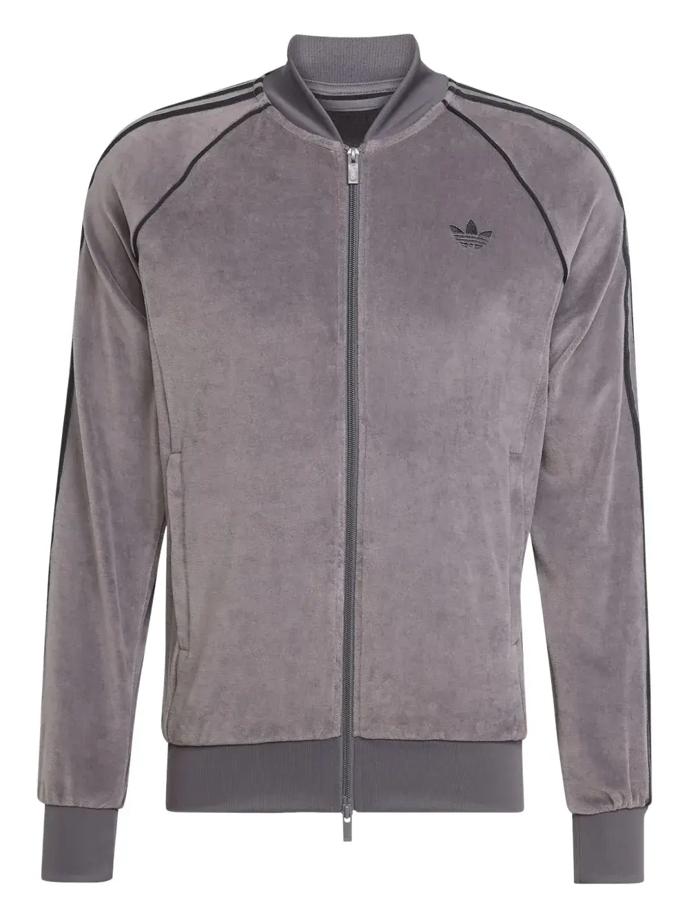 

Бархатная толстовка SST Adicolor Adidas, серый