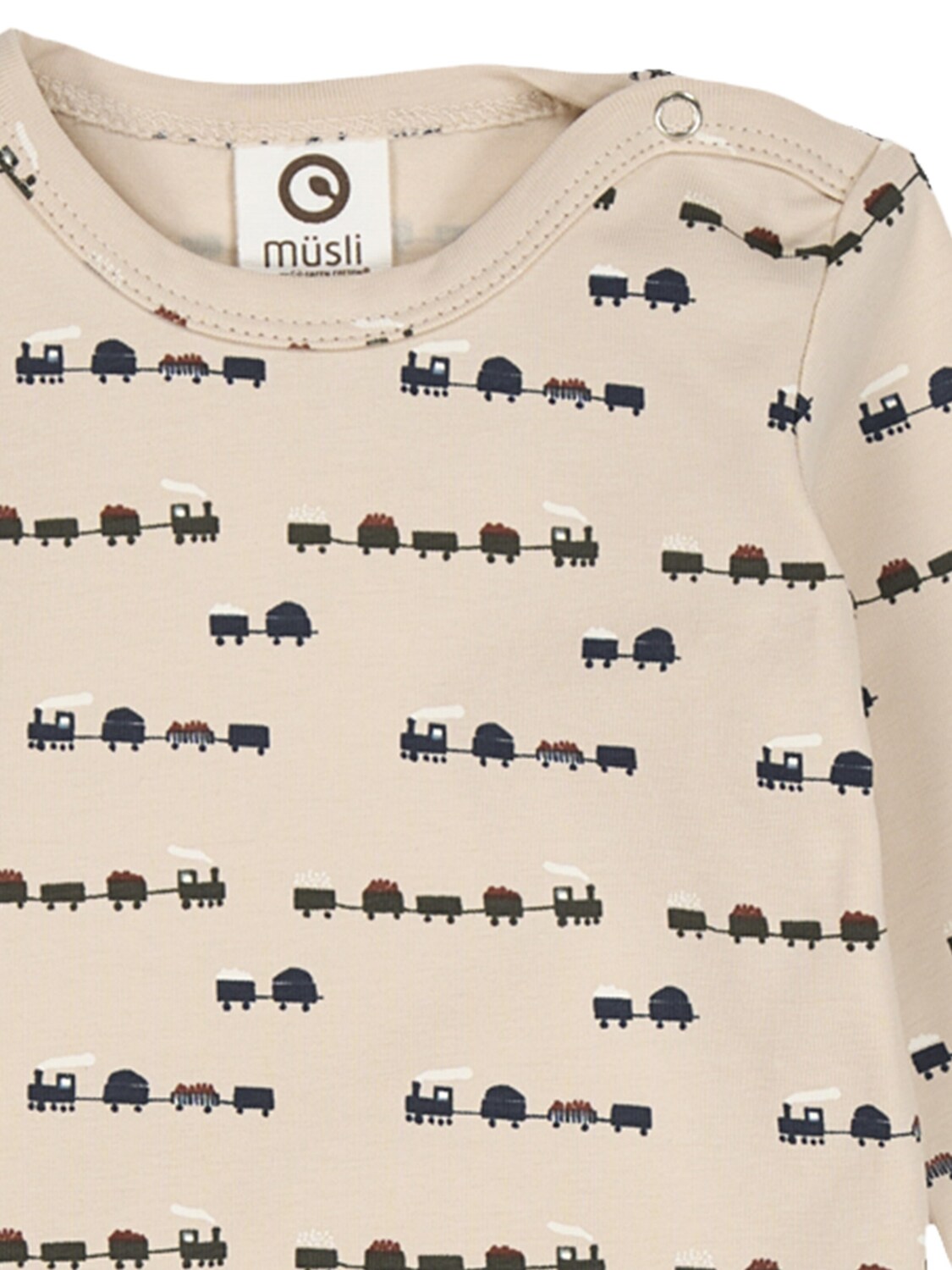 Müsli by GREEN COTTON Комбинезон/Боди '1582077900' в бежевом цвете — фото 3