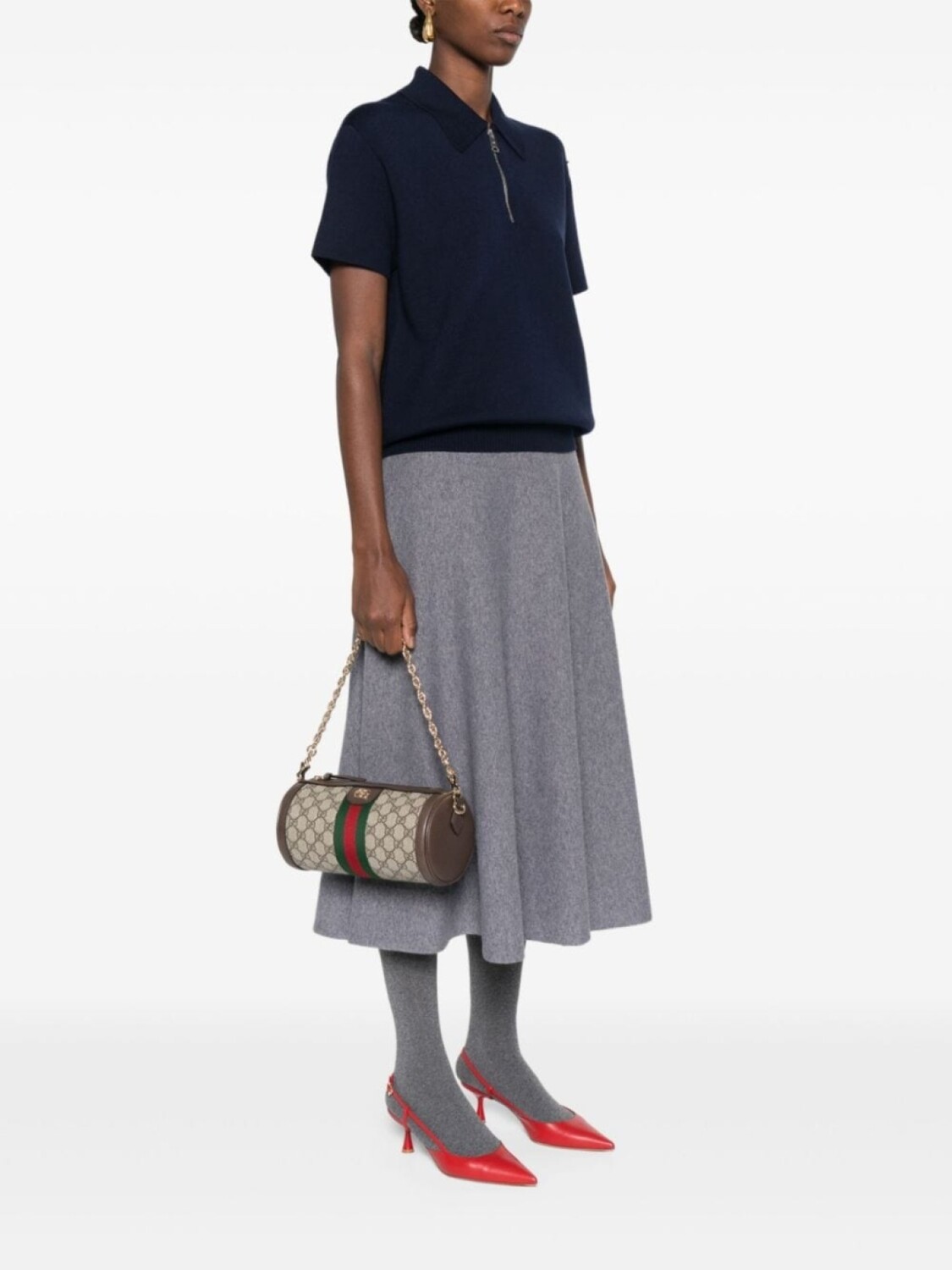 

Сумка на плечо Gucci Ophidia, нейтральный цвет