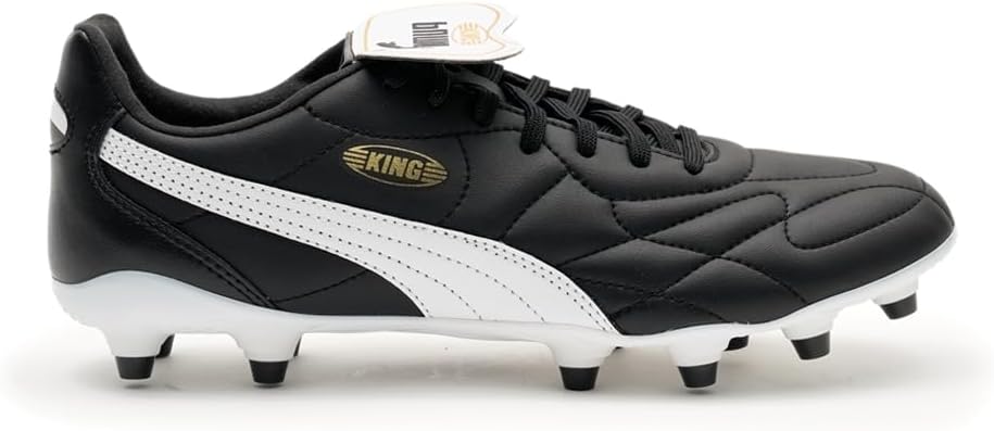 

Футбольные бутсы Puma King Top Firm для мужчин, для игры на искусственном газоне, белый/черный