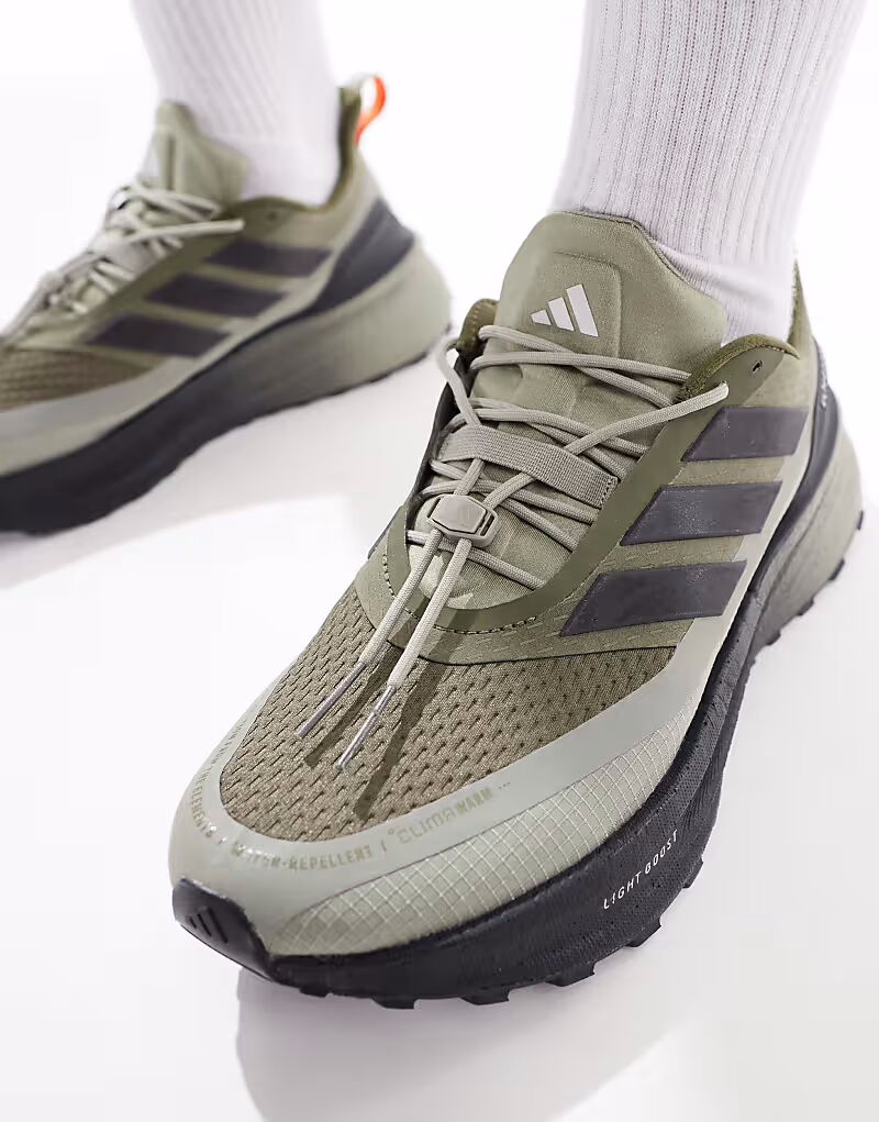 Кроссовки Adidas Running Ultraboost 5 Climawarm цвета хаки — фото 4