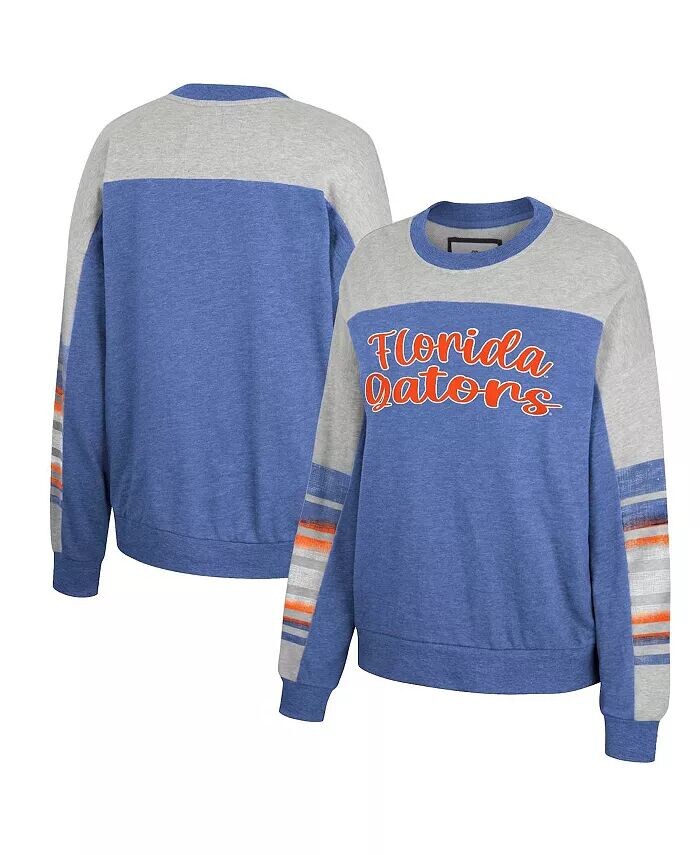 

Женский пуловер Royal, Heather Grey Florida Gators Baby Talk Colosseum