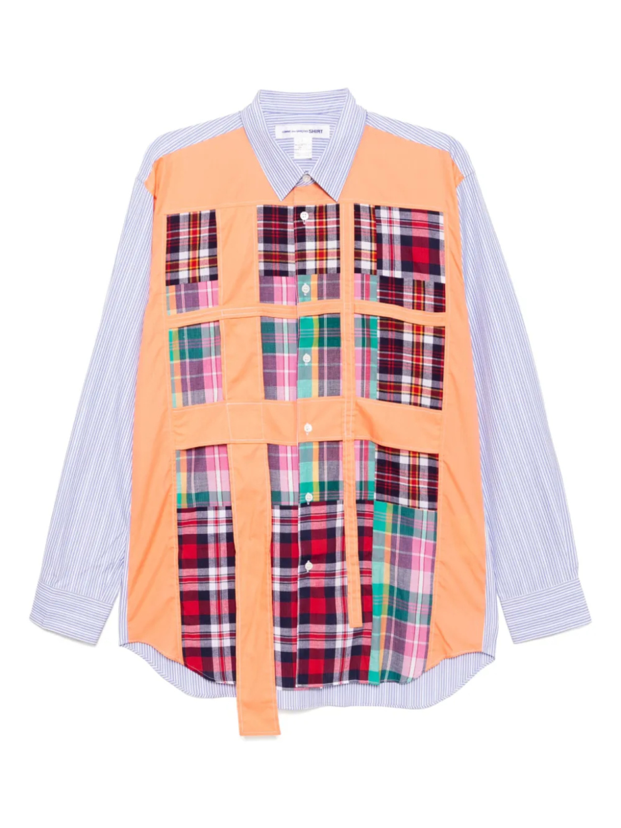 

Рубашка в клетку тартан Comme Des Garçons Shirt, синий