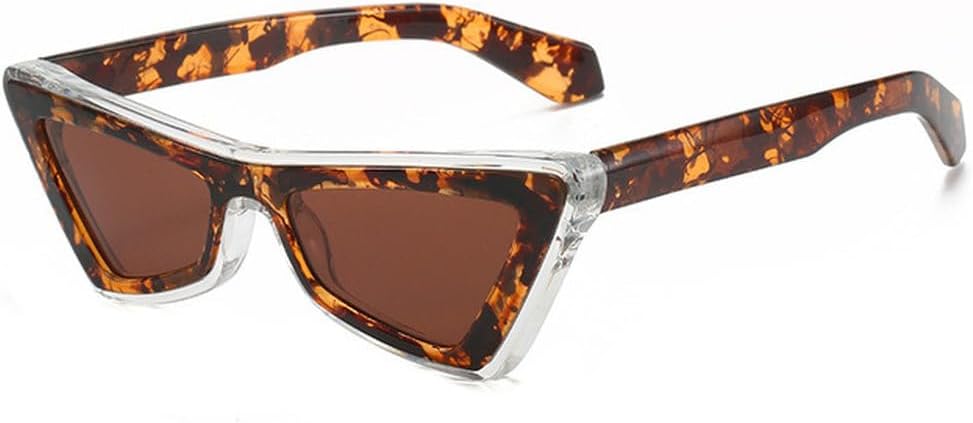 

Ретро-солнцезащитные очки «кошачий глаз» для женщин, защита от ультрафиолета UV400, леопардовый градиент, модные мужские солнцезащитные очки класса люкс TVTBBVV, Leopard