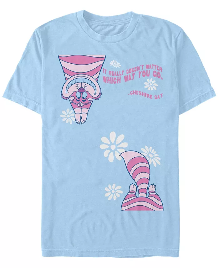 

Мужская футболка с коротким рукавом Alice in Wonderland Cheshire Split Fifth Sun, синий