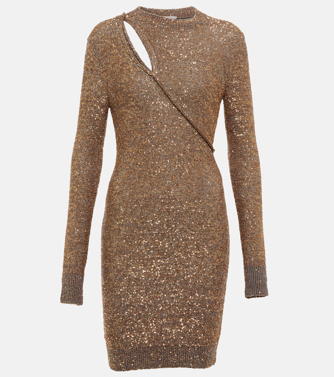 

Мини-платье с пайетками Stella McCartney, Grey Gold
