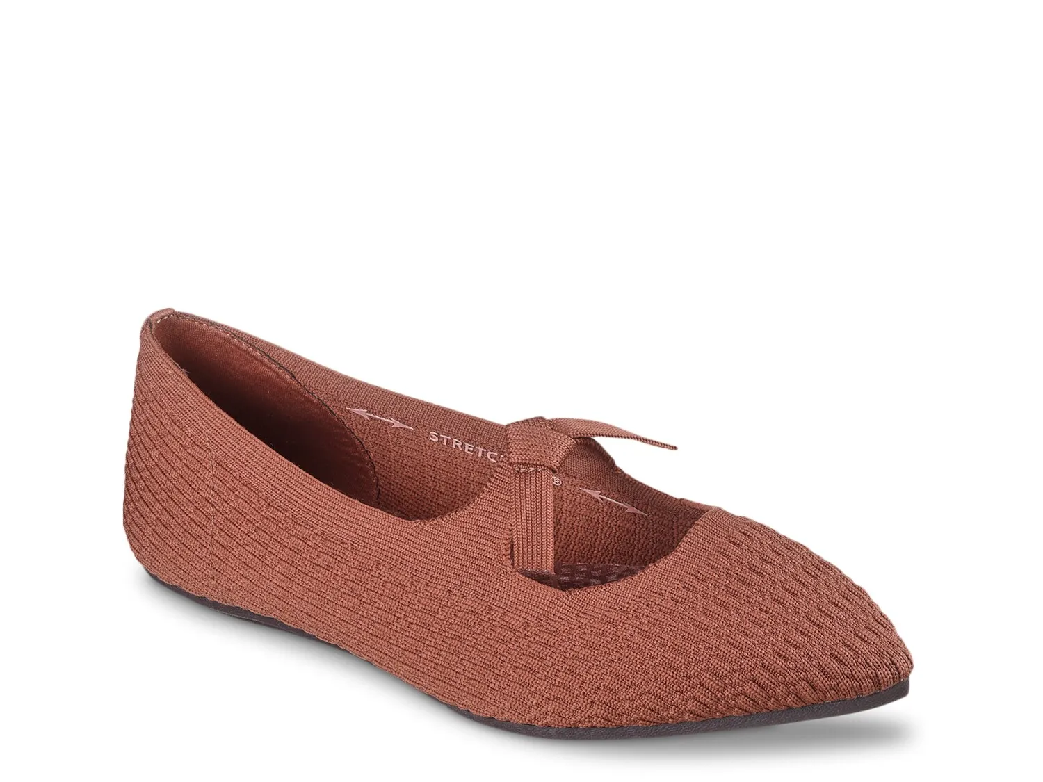 

Балетки Cleo Point Nostalgic Days Skimmer Flat Skechers, темно-коричневый