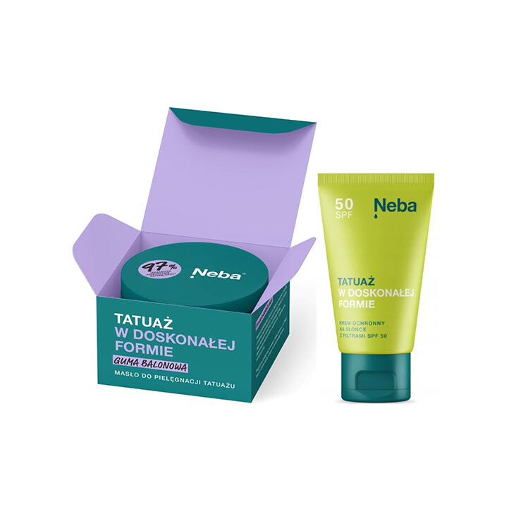 

Набор Neba: масло Guma 100 мл + крем для татуажа SPF50+ UVA 50 мл
