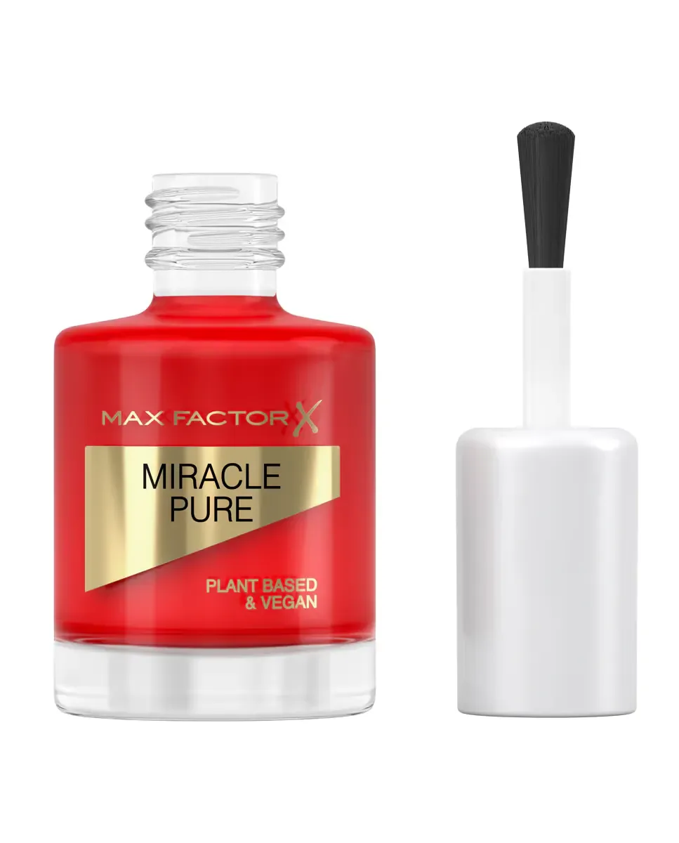 Лак для ногтей Miracle Pure на растительной основе и веганский Max Factor, 305 Scarlet Poppy — фото 3
