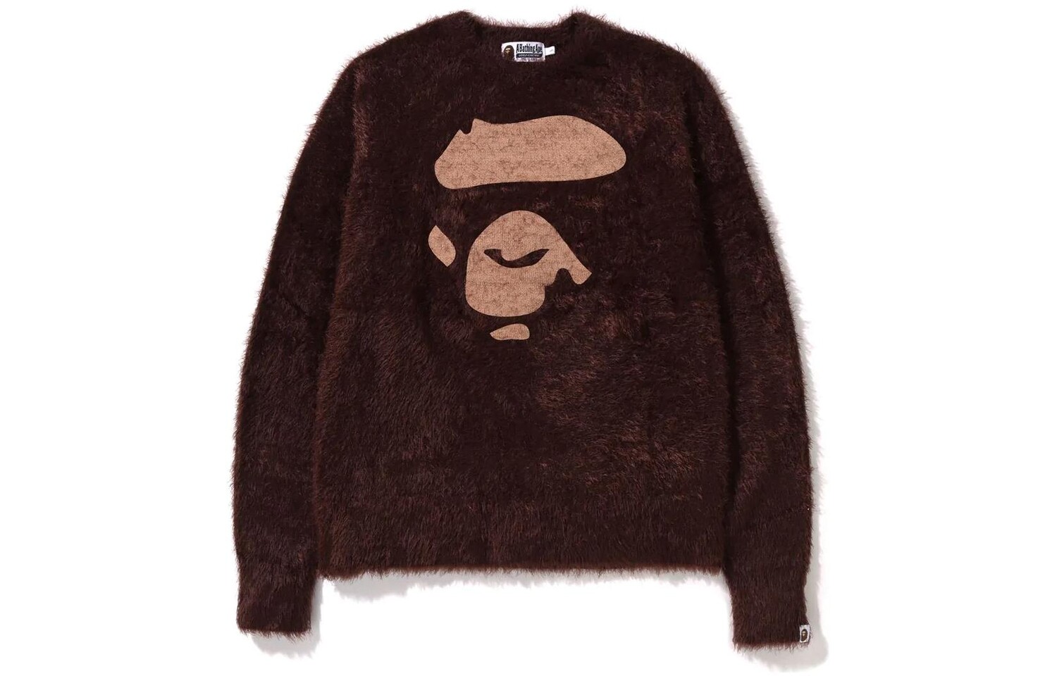 

BAPE Ape Face Knit A Bathing Ape, коричневый