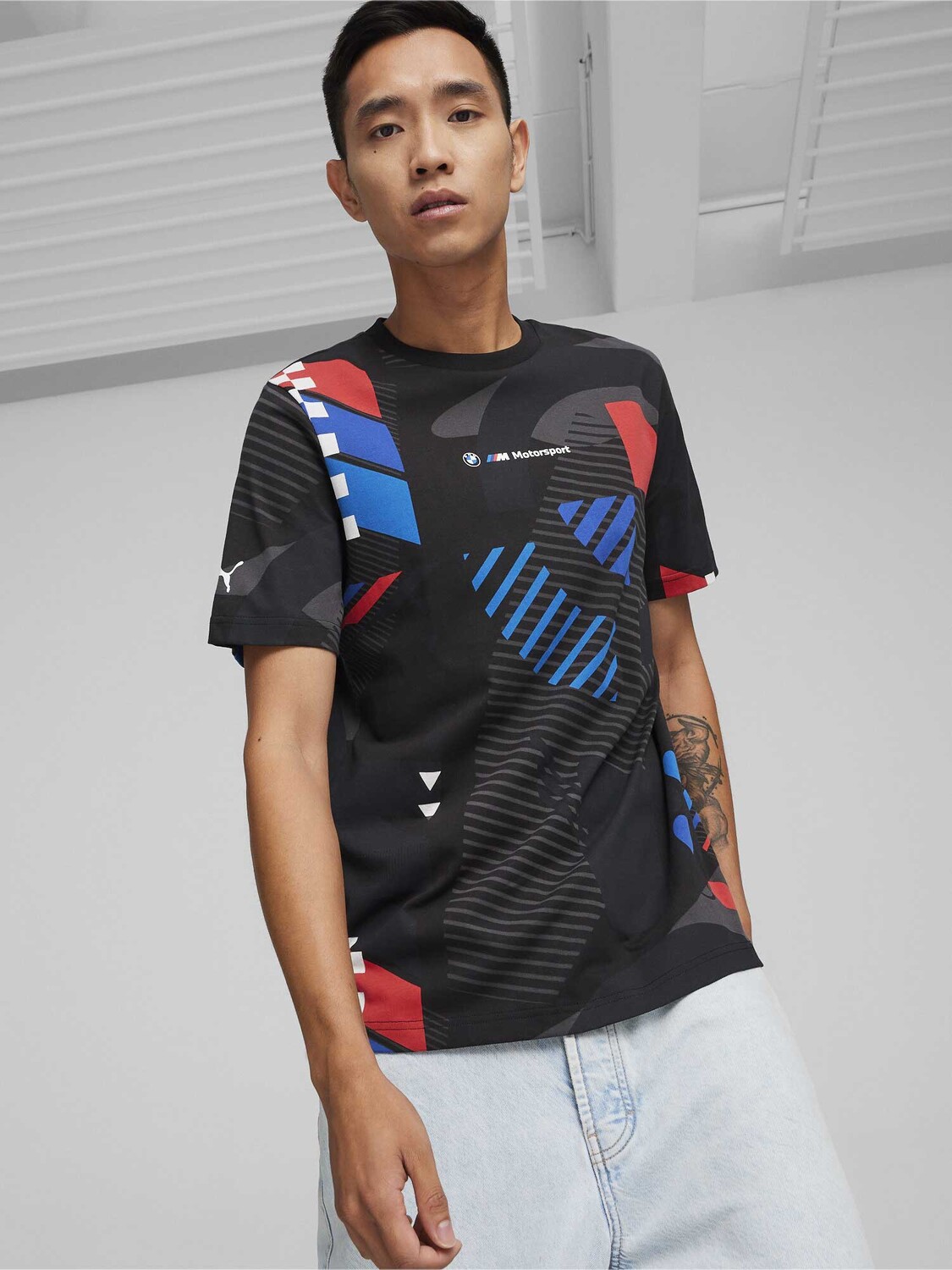 

Футболка Puma BMW MMS AOP, черный