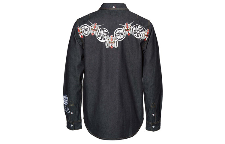 

Рубашка мужская индиго Evisu, индиго