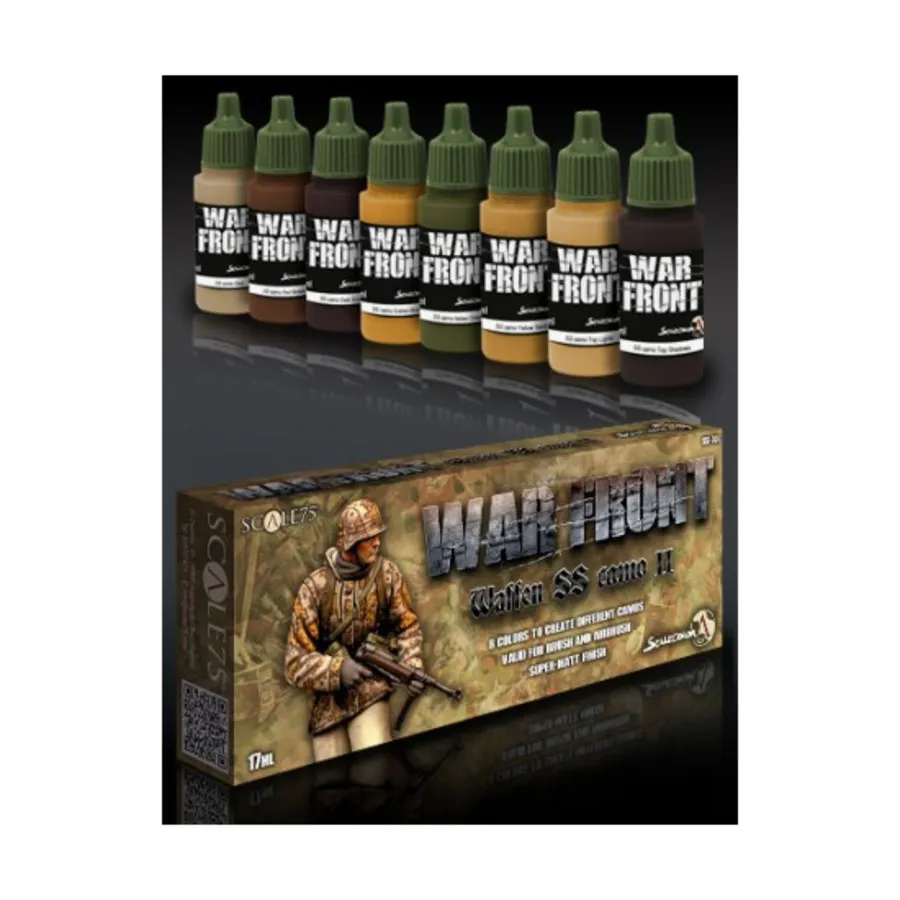 

Набор камуфляжных красок Waffen SS II, Scalecolor - Warfront Paint Sets