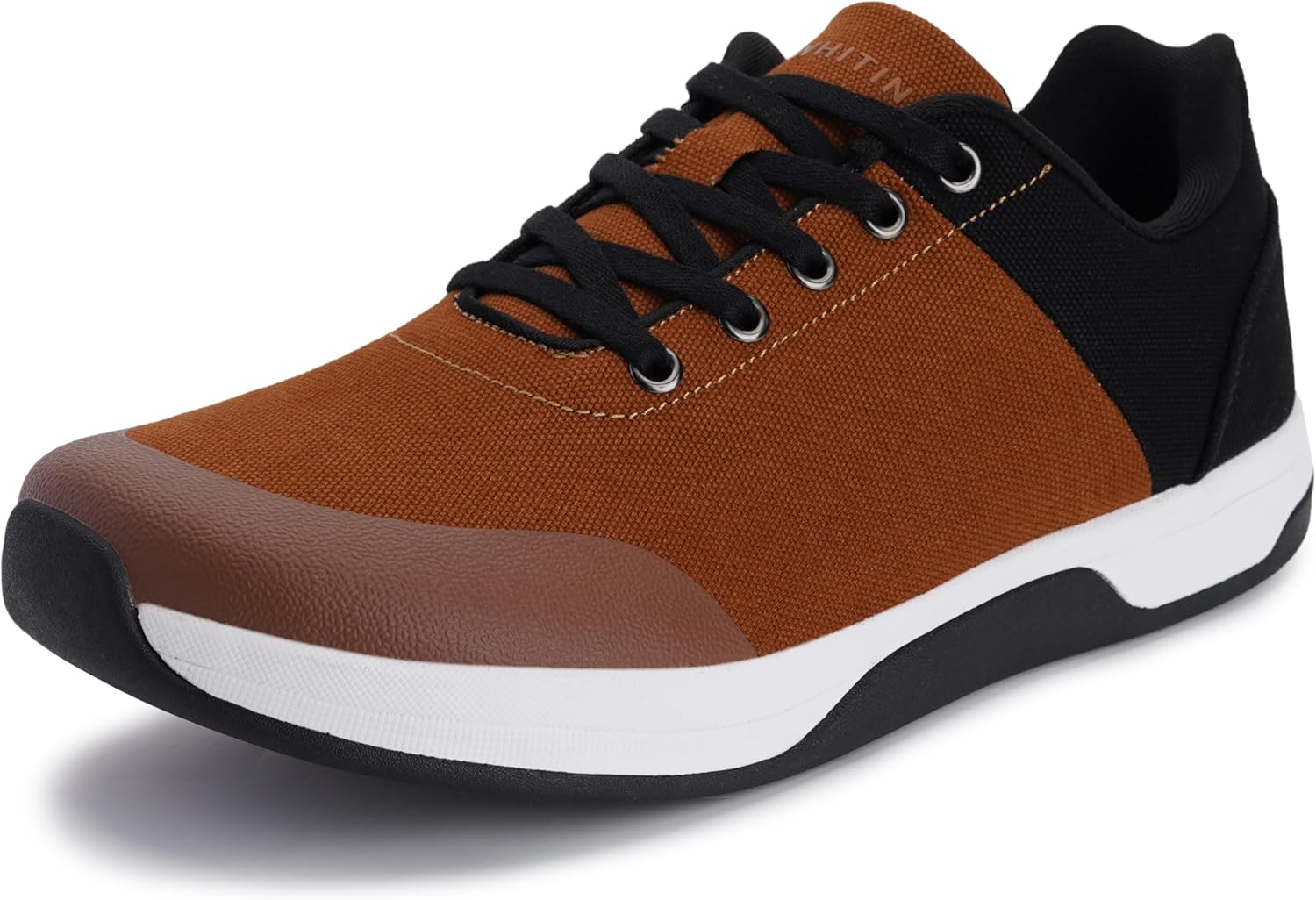 

Мужские кроссовки WHITIN с нулевым перепадом и широкой носочной частью с контрастным дизайном, коричневый