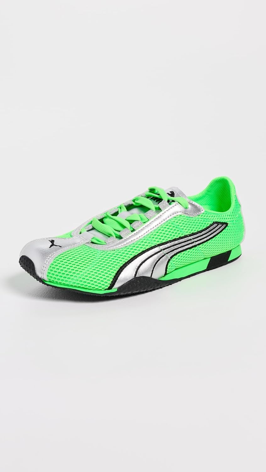 Мужские кроссовки PUMA H Street OG на шнуровке, повседневные - зеленые — фото 2