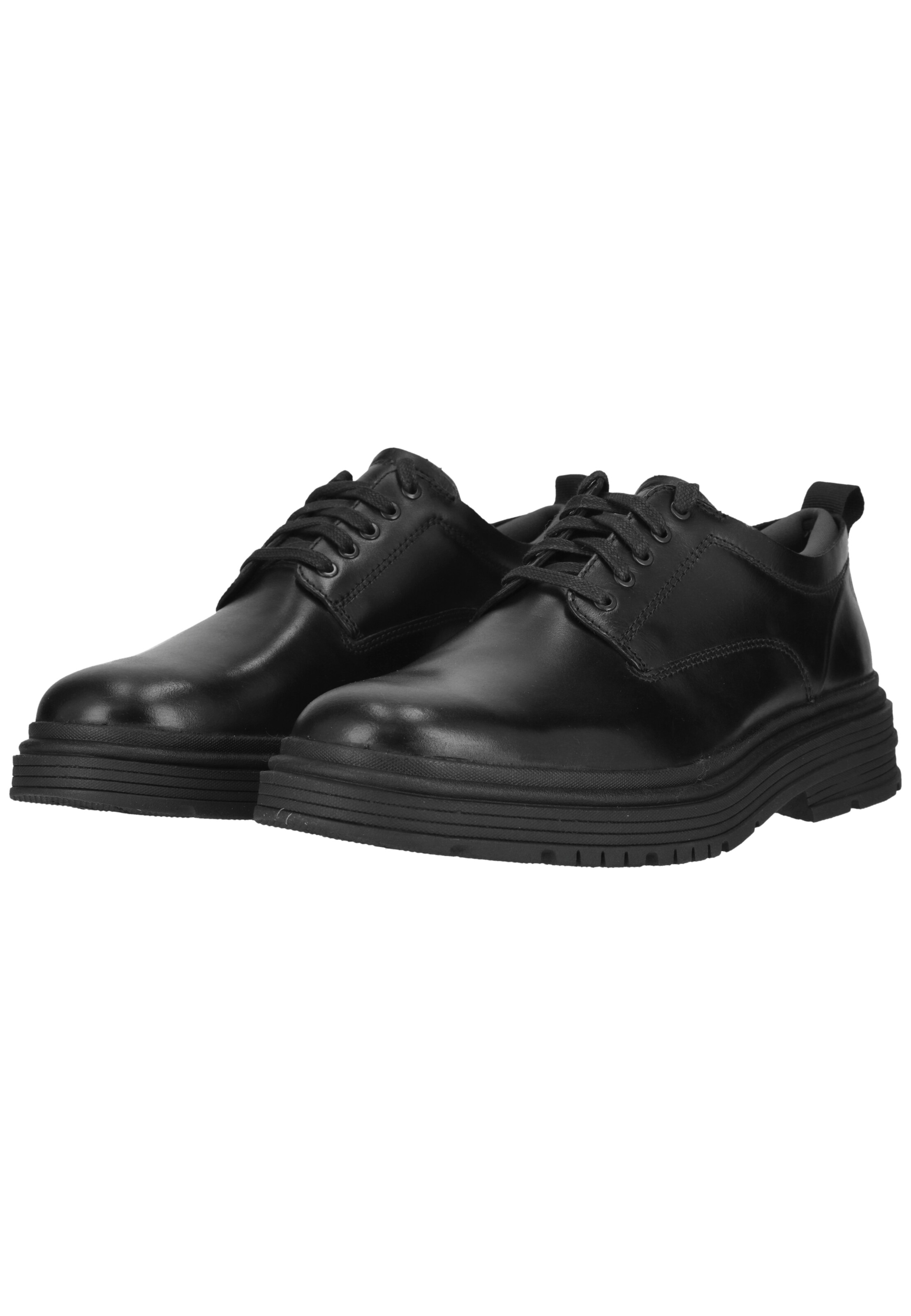 CLARKS Туфли 'Badbury Lace' на шнурках в черном цвете — фото 3