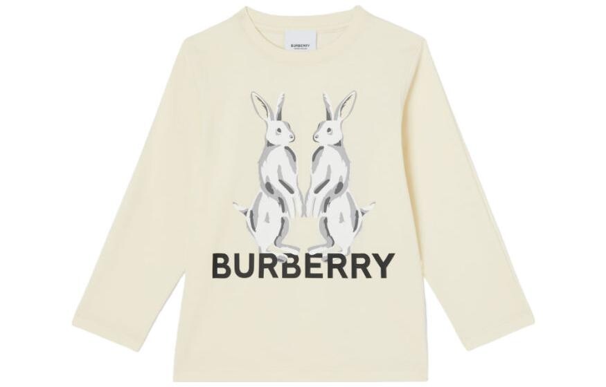 

Детская футболка Burberry, цвет Beige