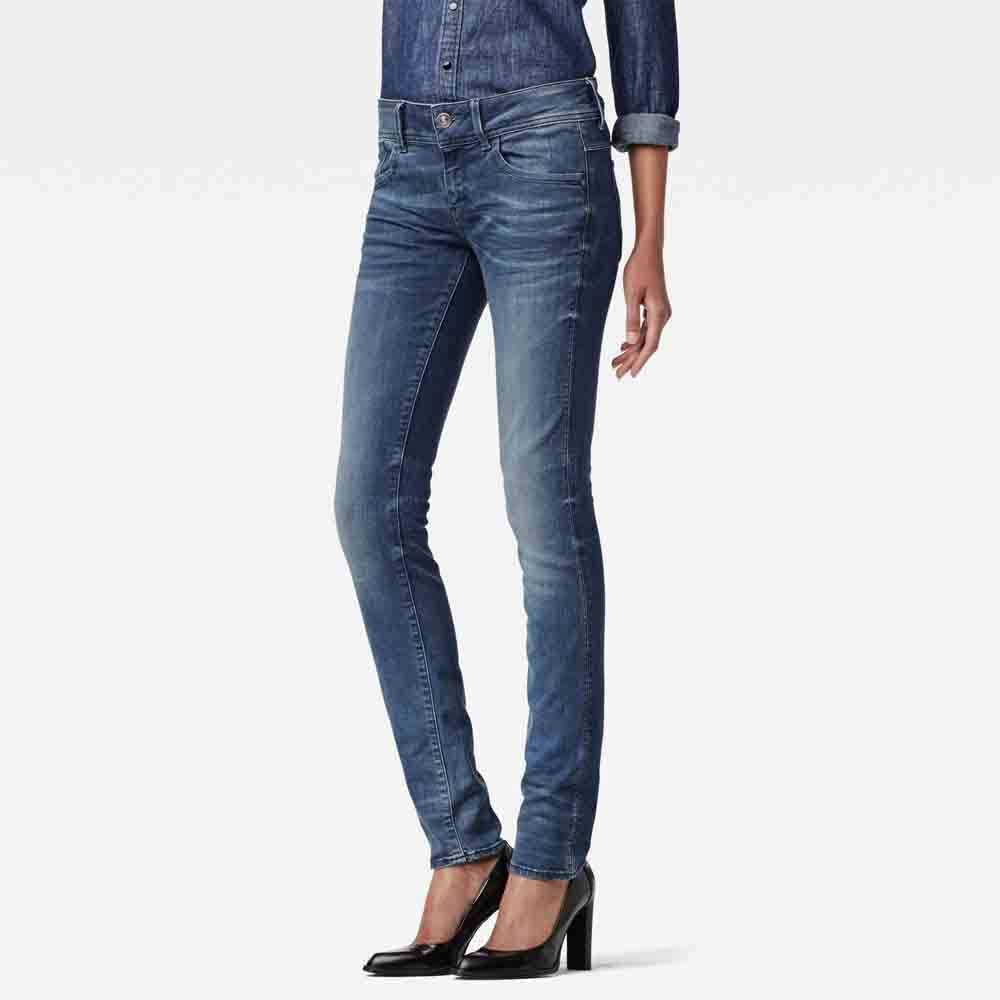 

Джинсы G-Star Lynn Mid Waist Skinny, синий