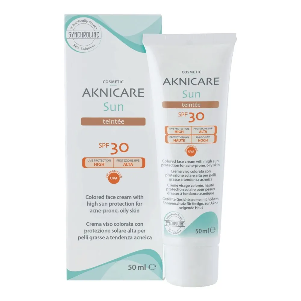 

Aknicare Sun Spf 30 Солнцезащитный крем для жирной кожи 50 мл Защита от солнца для кожи, склонной к акне