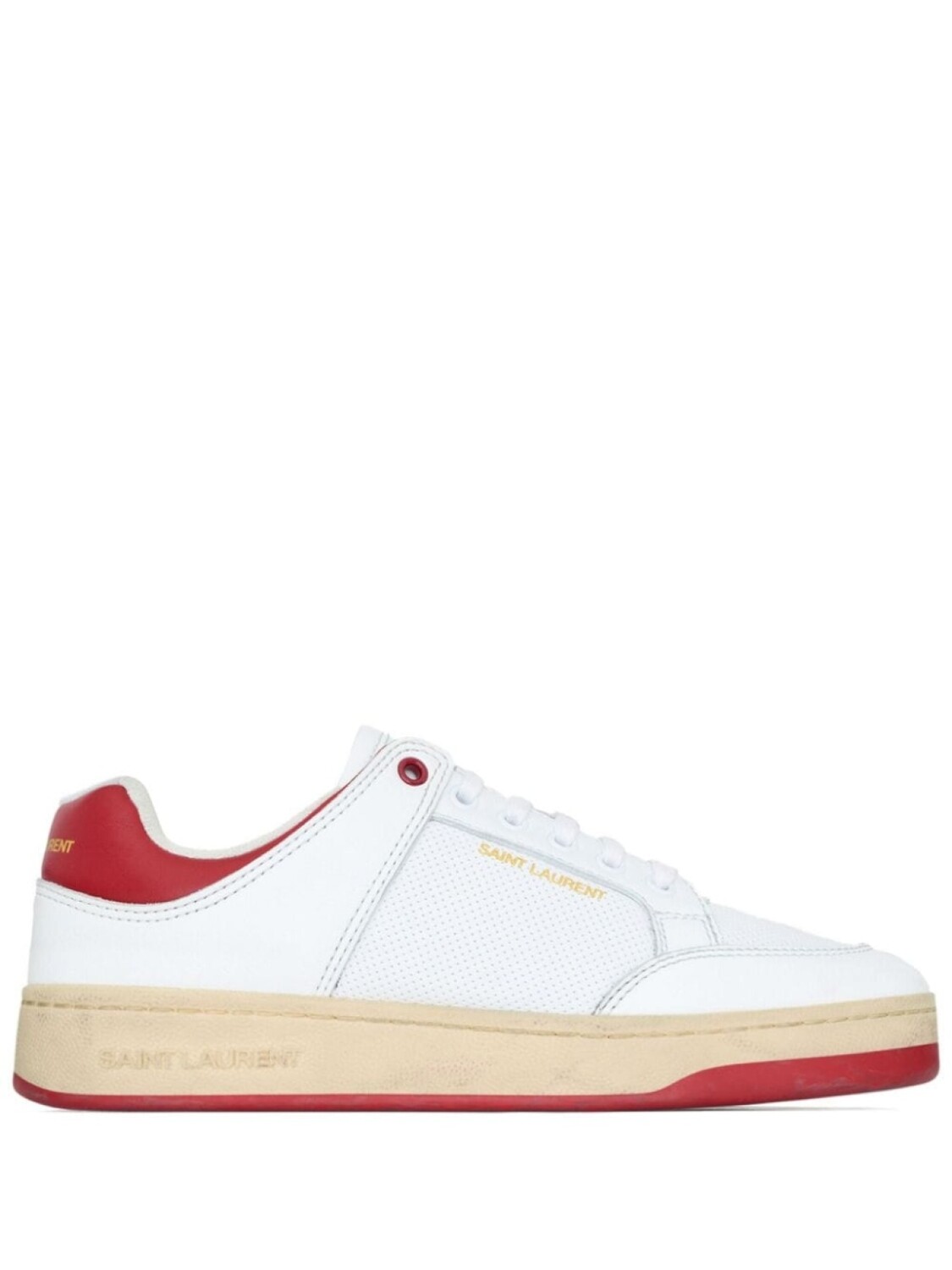 

Кроссовки Saint Laurent SL/61, белый/красный